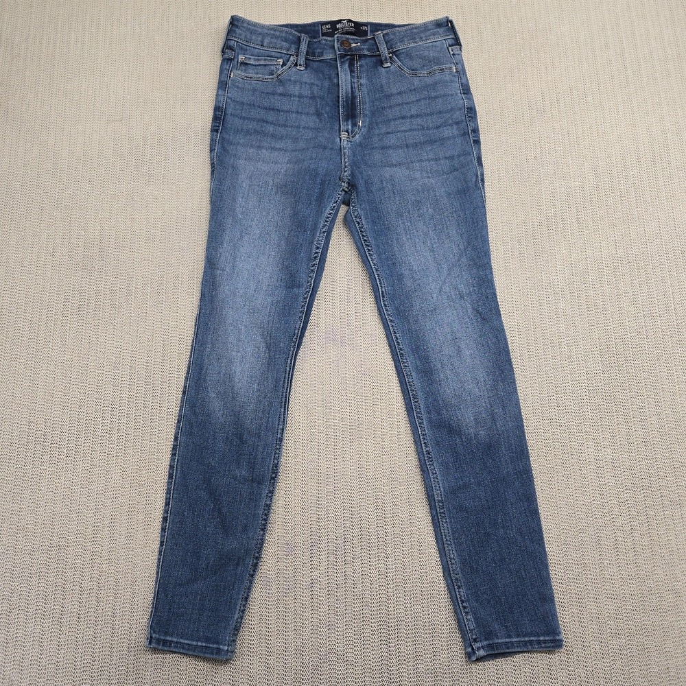 Hollister Jeans Womens 27S Blue High Rise Super Skinny Soft Stretch Denim Pants
